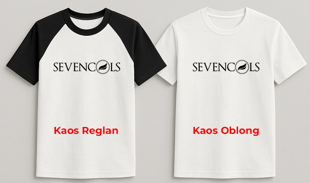 Kaos Oblong VS Kaos reglan