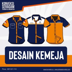 23+ Desain Kemeja Seragam, Baju Kerja PDH, Kantor, Komunitas