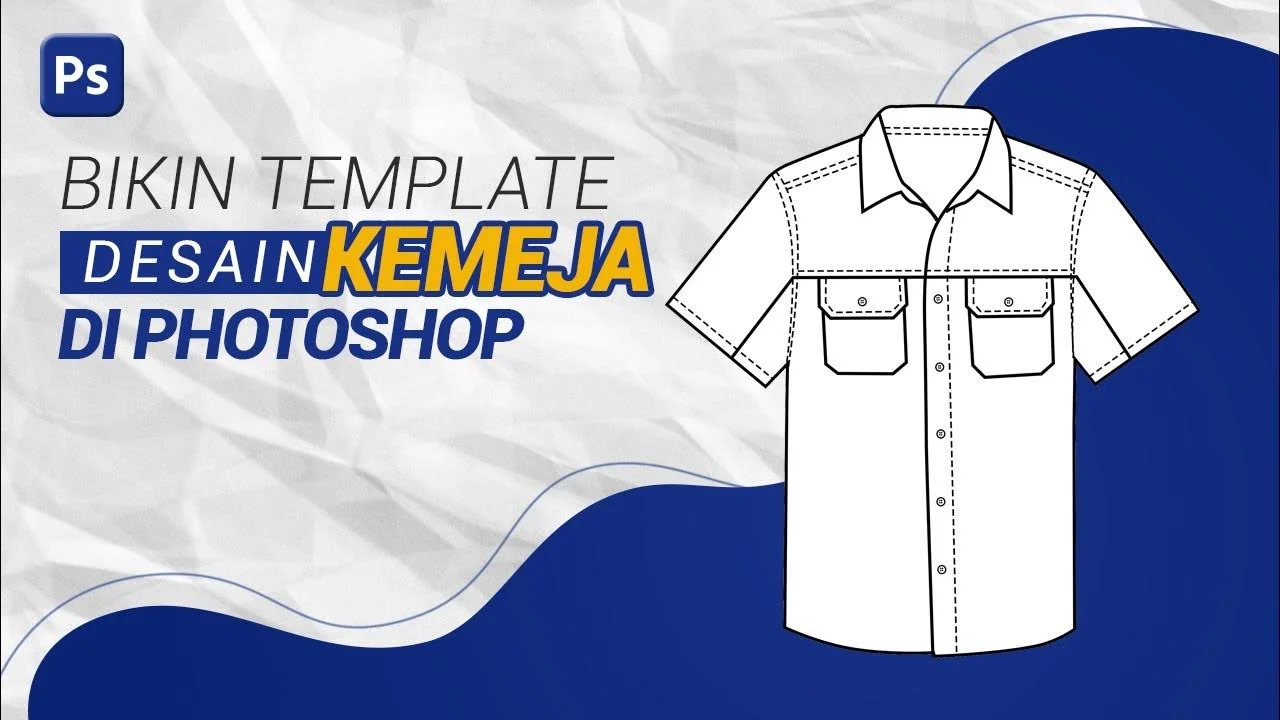 Cara Buat Template Desain Kemeja di Photoshop - YouTube