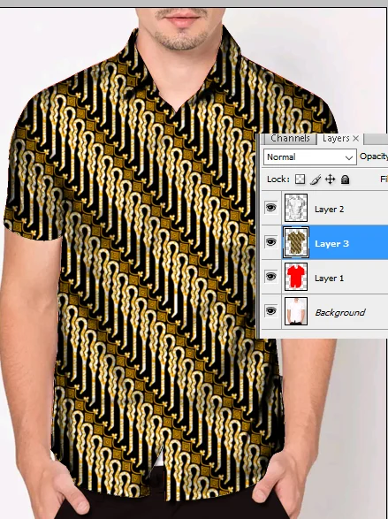CARA MEMBUAT DESAIN BAJU KEMEJA BATIK DENGAN PHOTOSHOP - Studio Creative
