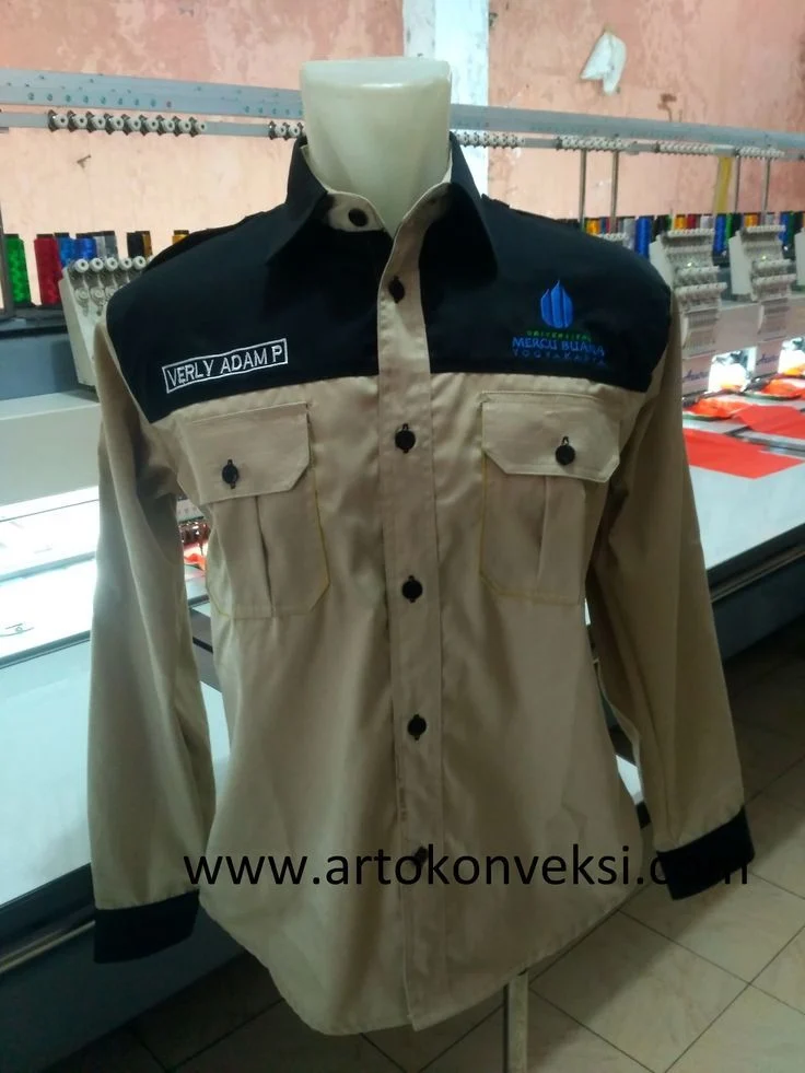 Contoh Kemeja Organisasi Bahan Hisofy Drill | Thá» thao