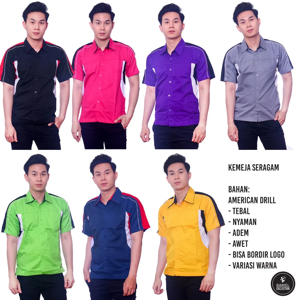 Contoh Kemeja Untuk Kantor ~ Kemeja Pria Lengan Pendek Model Polos