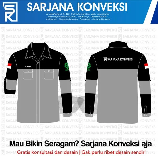 Desain Kemeja Polos Keren | Seragam Organisasi Mahasiswa