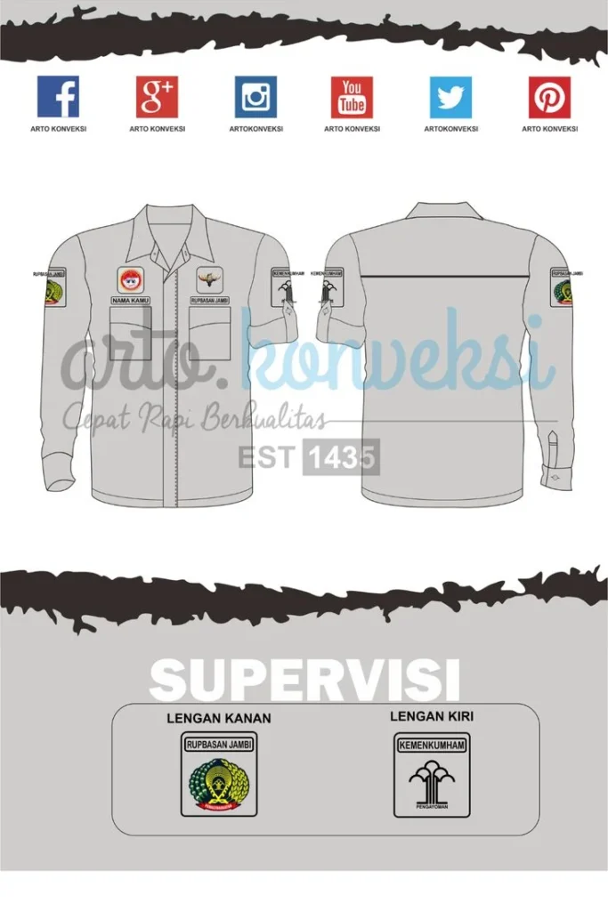 Desain Kemeja untuk Organisasi dan Seragam Kerja