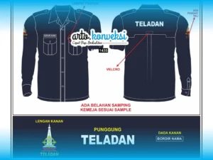 Download 100+ Desain Kemeja Organisasi, PDL, PDH, Korsa, Kemeja