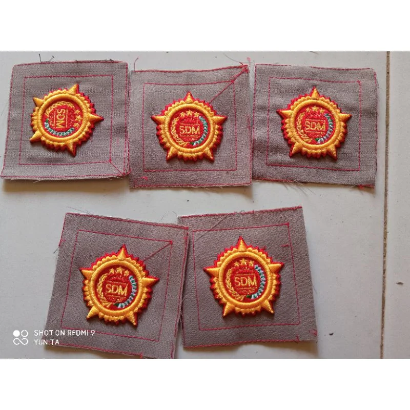 Jual ATRIBUT PDL PIN SDM PRESTASI INOVASI | Bordir timbul brevet wing