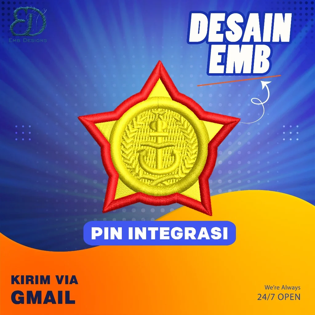 Jual LOGO PIN INTEGRASI FILE EMB BORDIR | Shopee Indonesia