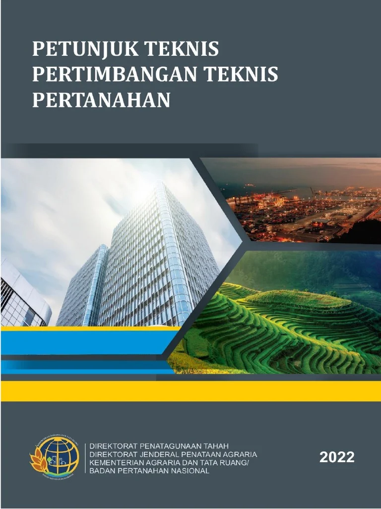 Petunjuk Teknis Pertimbangan Teknis Pertanahan | PDF