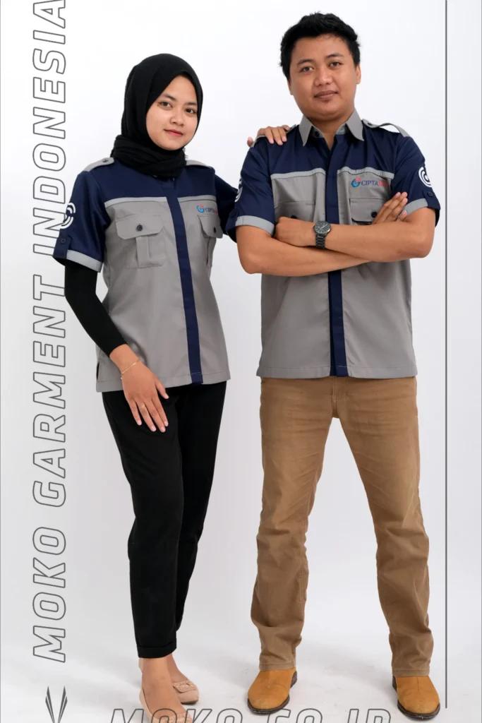 Seragam Kerja Cipta Data Global | Work uniforms, Style, Garment