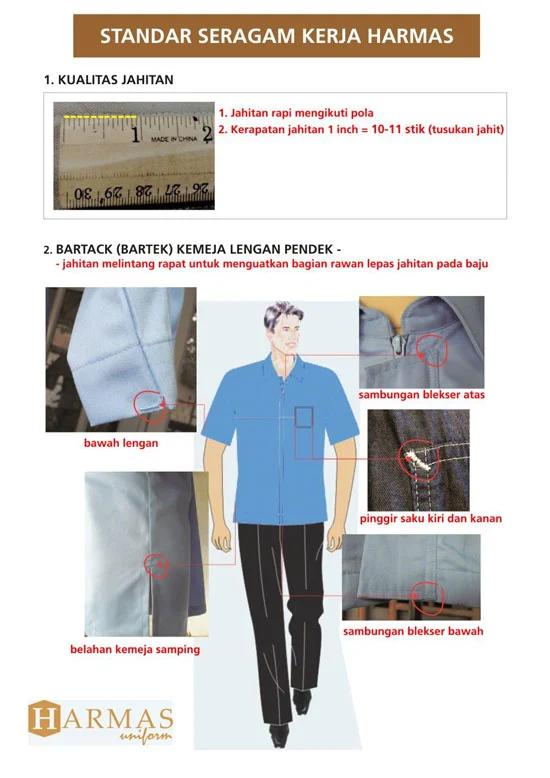 Standar Kualitas Seragam - Konveksi Seragam Kantor | Seragam kerja